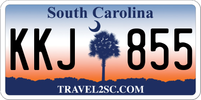 SC license plate KKJ855