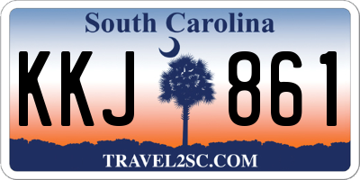 SC license plate KKJ861