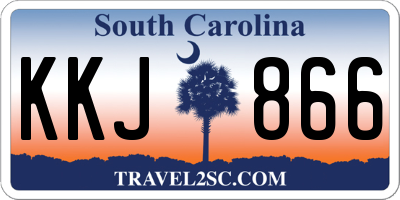 SC license plate KKJ866