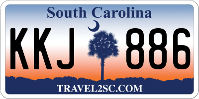 SC license plate KKJ886