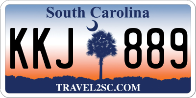 SC license plate KKJ889