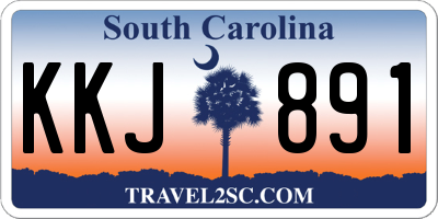 SC license plate KKJ891