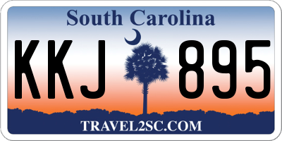 SC license plate KKJ895