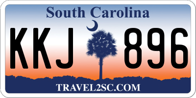 SC license plate KKJ896