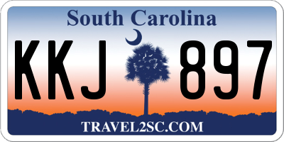 SC license plate KKJ897