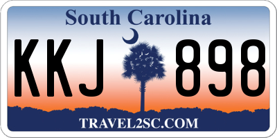 SC license plate KKJ898
