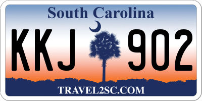 SC license plate KKJ902