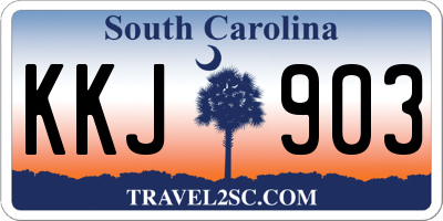 SC license plate KKJ903