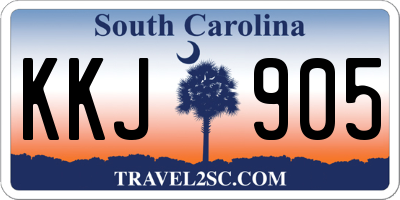 SC license plate KKJ905