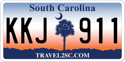 SC license plate KKJ911