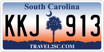 SC license plate KKJ913