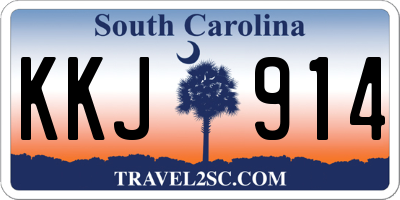 SC license plate KKJ914