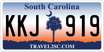 SC license plate KKJ919