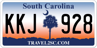 SC license plate KKJ928