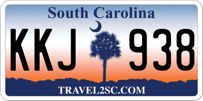 SC license plate KKJ938