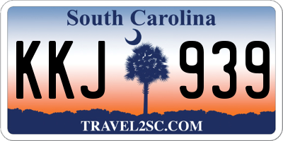 SC license plate KKJ939