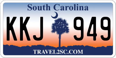 SC license plate KKJ949