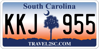 SC license plate KKJ955