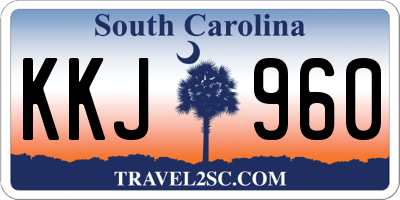 SC license plate KKJ960