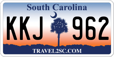 SC license plate KKJ962