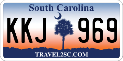 SC license plate KKJ969