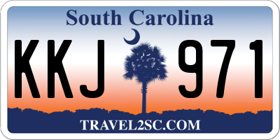 SC license plate KKJ971