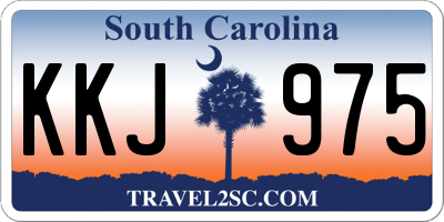 SC license plate KKJ975