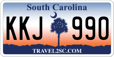 SC license plate KKJ990
