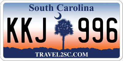 SC license plate KKJ996