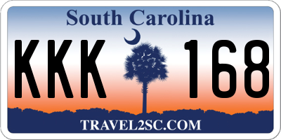 SC license plate KKK168