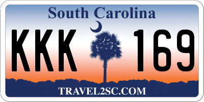 SC license plate KKK169