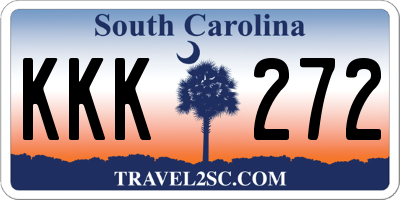 SC license plate KKK272