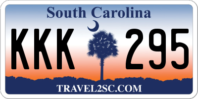 SC license plate KKK295