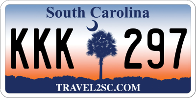 SC license plate KKK297