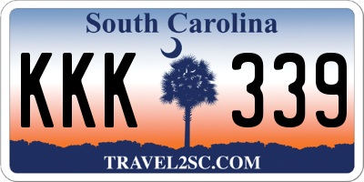 SC license plate KKK339