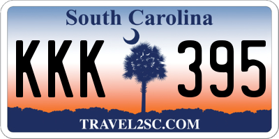 SC license plate KKK395