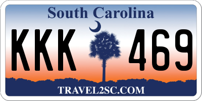 SC license plate KKK469