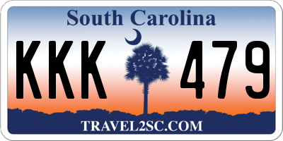 SC license plate KKK479