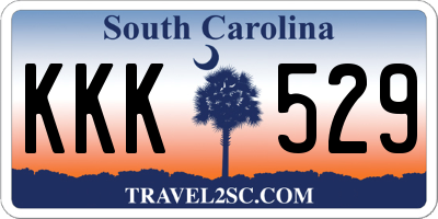 SC license plate KKK529
