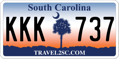 SC license plate KKK737