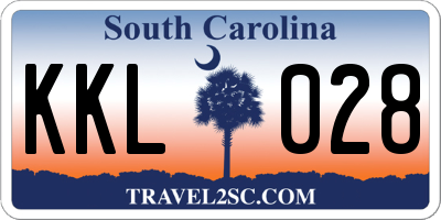 SC license plate KKL028
