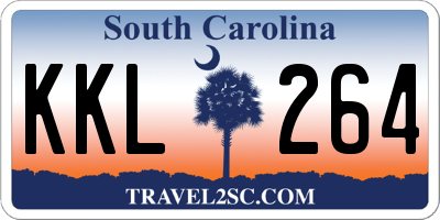 SC license plate KKL264