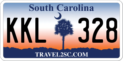 SC license plate KKL328