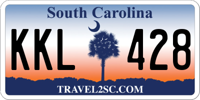 SC license plate KKL428