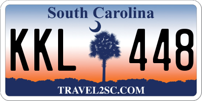 SC license plate KKL448