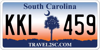SC license plate KKL459