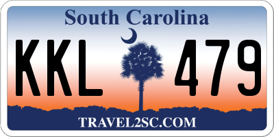 SC license plate KKL479