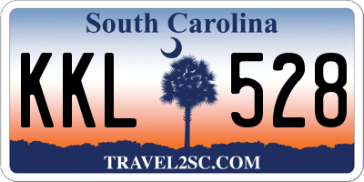 SC license plate KKL528