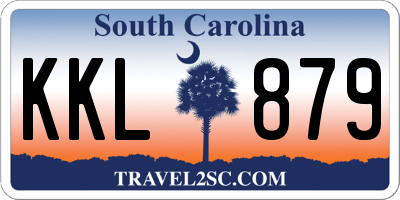 SC license plate KKL879