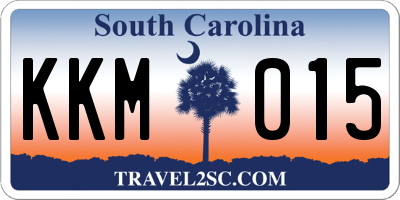SC license plate KKM015